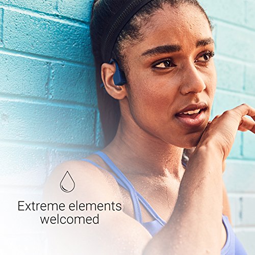 Canyon Red Bone Conduction Wireless Bluetooth Headphones with Reflective Strips M6824