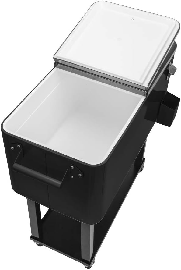 80 Quart Rolling Ice Chest with Shelf V886774
