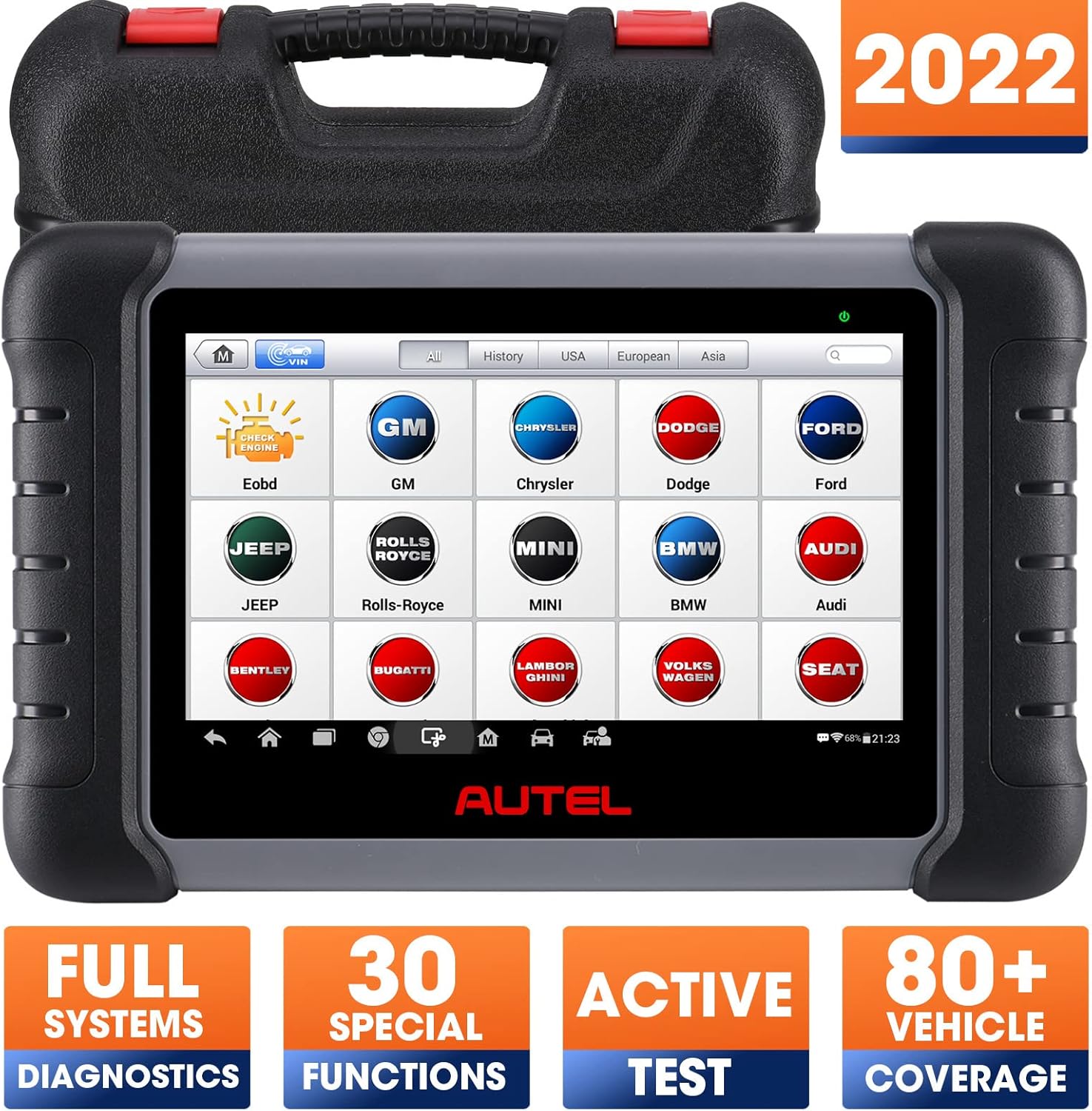 OBD2 Diagnostic Scanner with Bi-directional Control E825