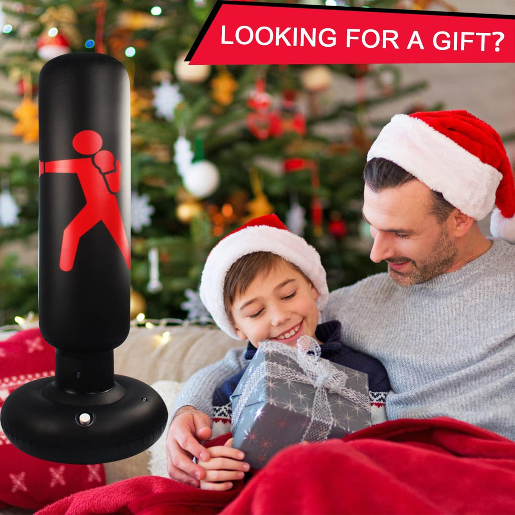 63" Freestanding Inflatable Punching Bag P544194