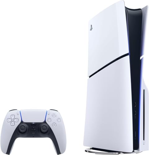 PlayStation 5 Slim 2TB Disc Edition Console with Controller and Controller Charger White D95132