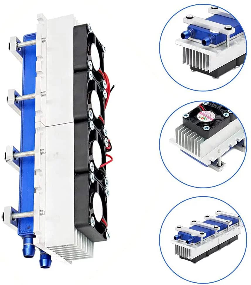4 Chip 288W 12V Semiconductor Refrigeration Kit V91476