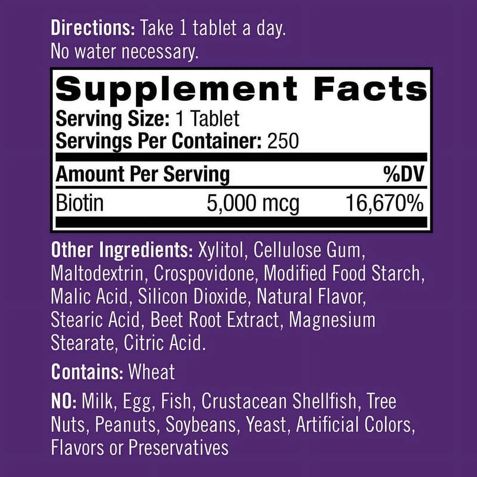 5,000 mcg Strawberry Flavor Fast Dissolve Tablets G818937