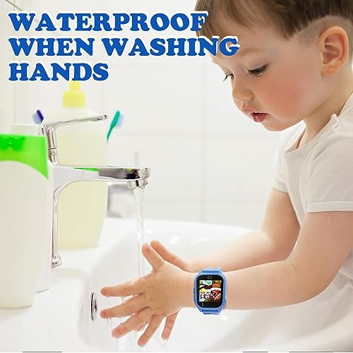 Kids Smart Watch with 26 Puzzle Games HD Touch Screen Camera Music Player Pedometer Alarm Clock Calculator W176091