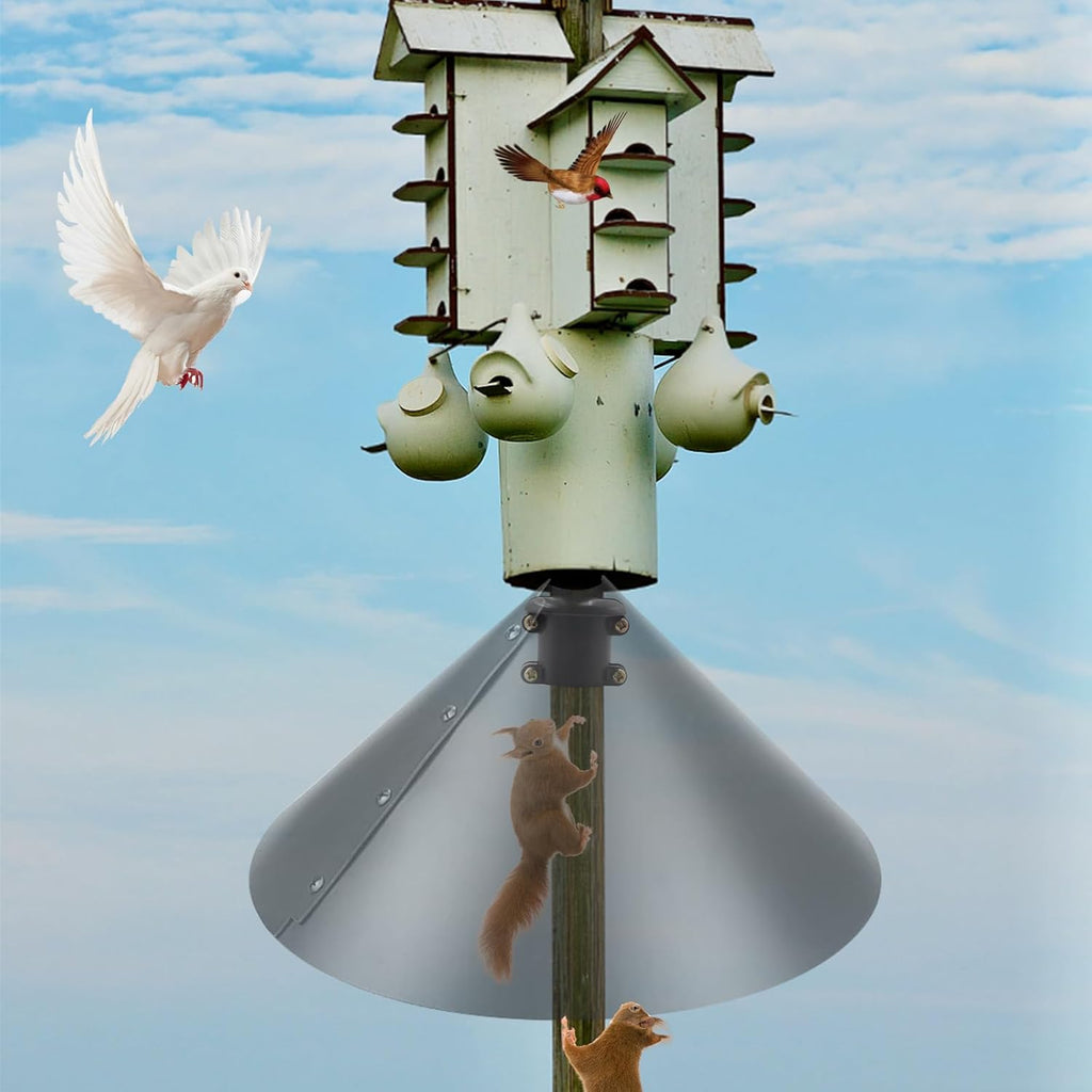 2 Pack Squirrel Baffle Accessory for Bird Feeder Pole L93759