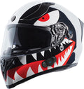 Chrome Full Face Motorcycle Helmet M359