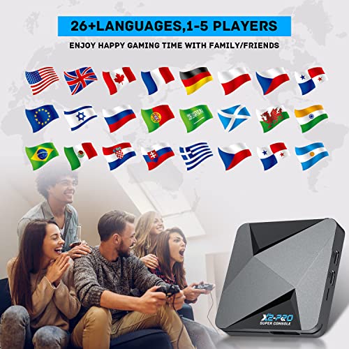 Retro Game Console with 65,000+ Classic Games, 4K HD Output P7015