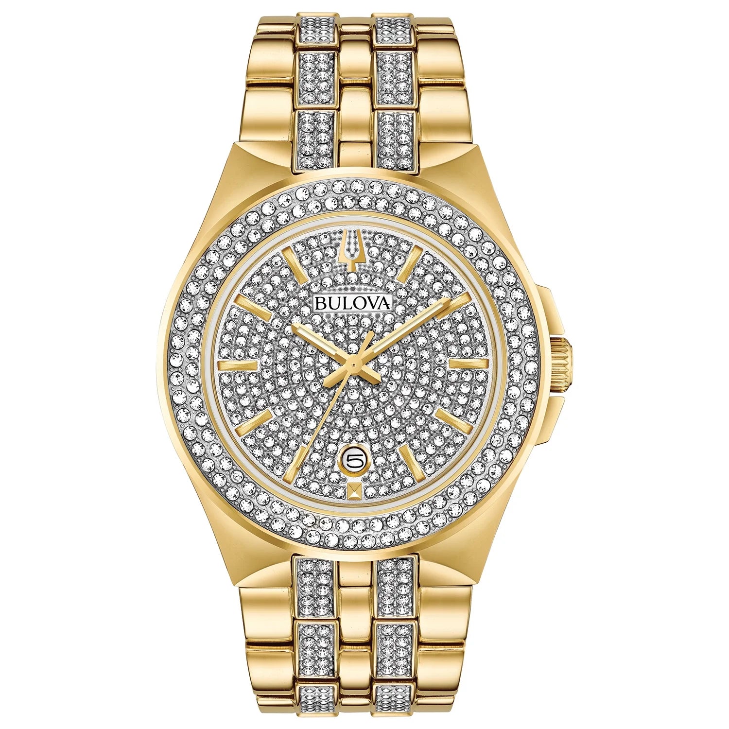 Gold-Tone PVD Watch and Dog Tag Pendant Box Set L20944