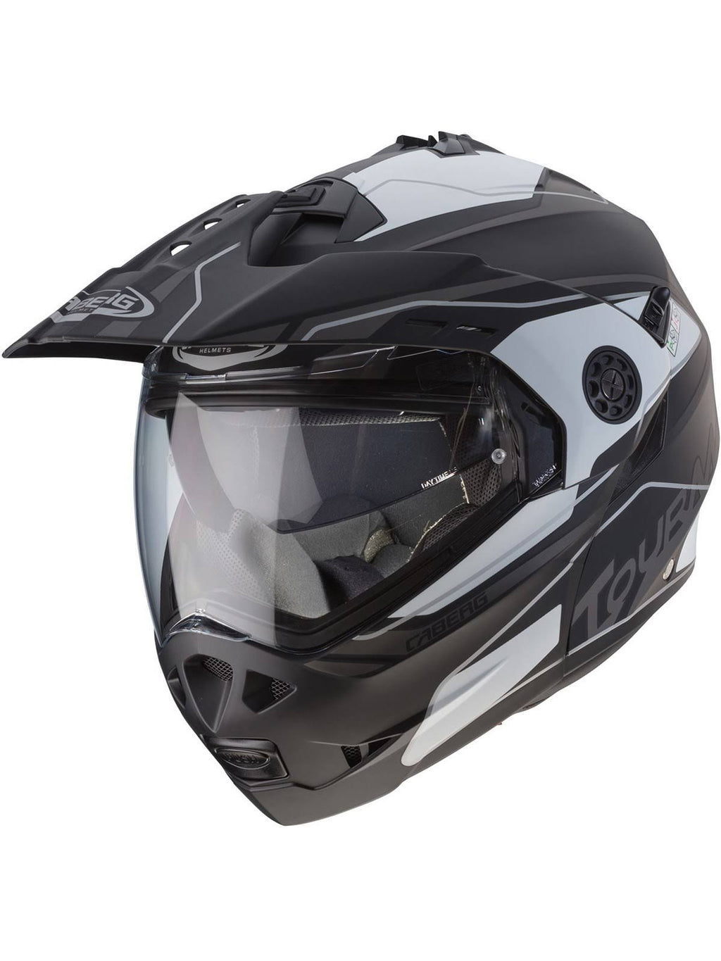 Black Tourmax Motorcycle Helmet U378742