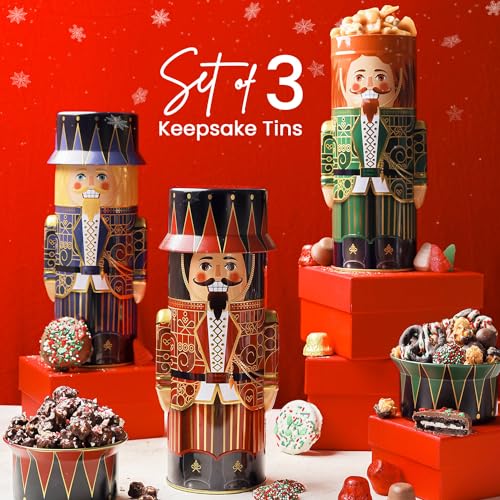 Christmas Gift Baskets with Chocolate, Cookies, Gourmet Snacks, Candy Brittle G359722