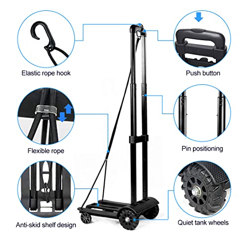 Black Folding Hand Truck L231