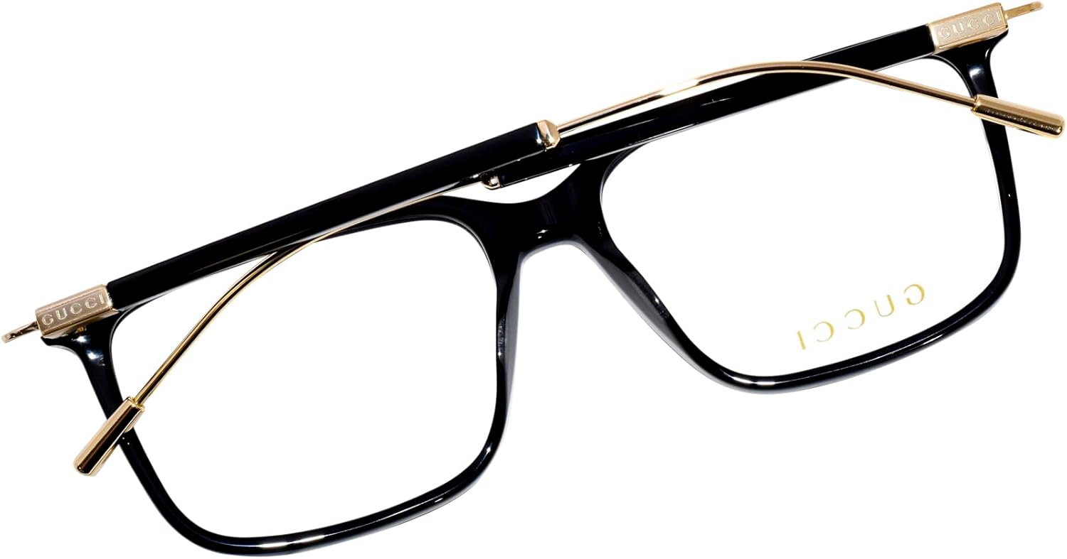 Black Rectangle Men's Eyeglasses A5108