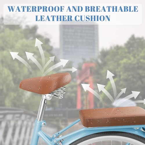 26-Inch 7-Speed Women's Bike with Front Basket Y930