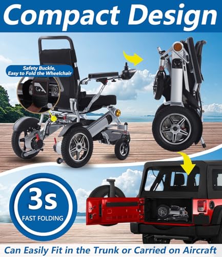 Foldable Reclining Electric Wheelchair E633