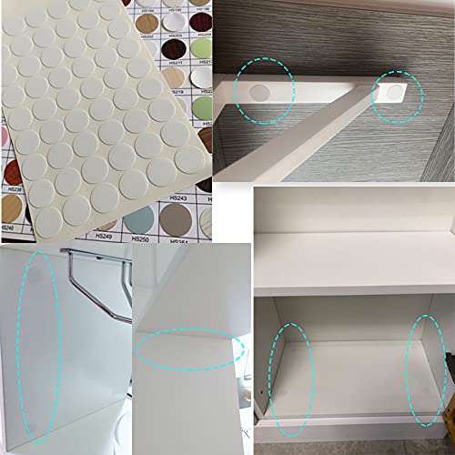 Self-Adhesive Screw Hole Stickers White (21mm) K608011
