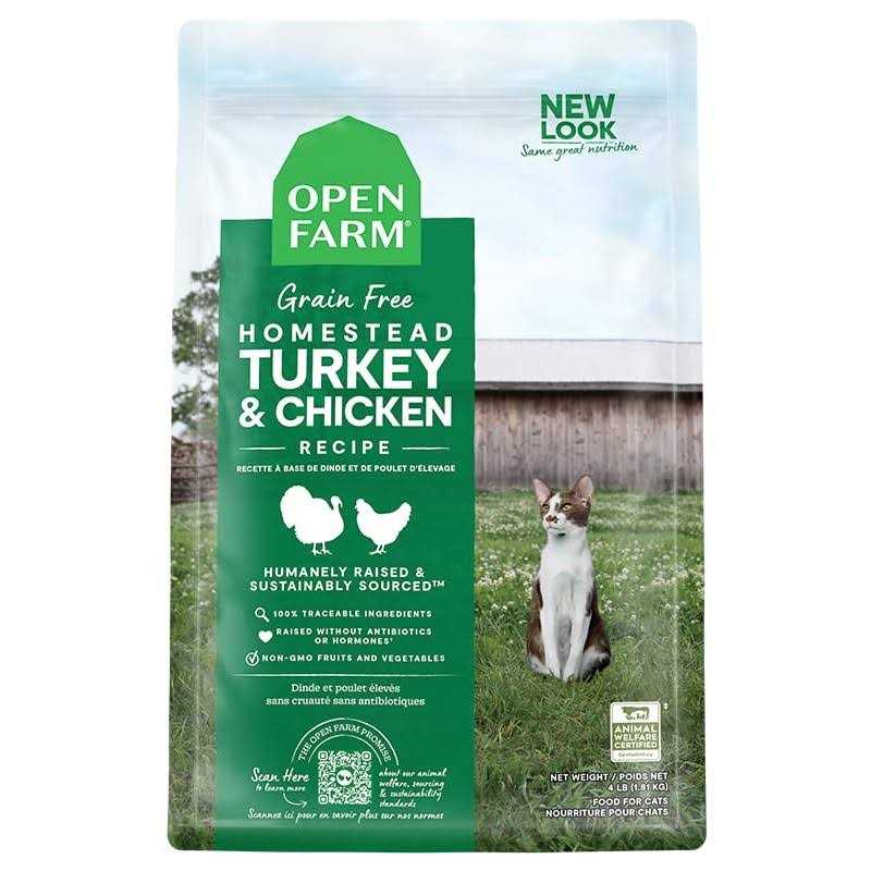 Homestead Turkey & Chicken Grain Free Dry Cat Food 2lbs K64946