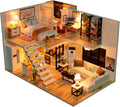Dollhouse Miniature with Furniture, DIY Dollhouse Kit M1760