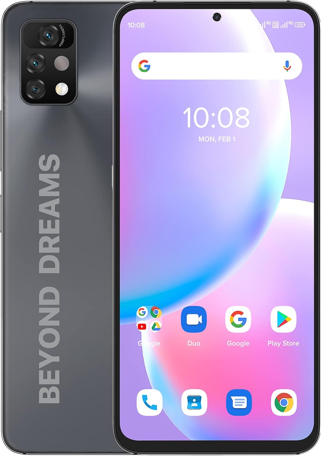 Unlocked Cell Phone, 4GB+128GB Expandable 256GB, 6.8 Inch FHD Touch Screen, 5150mAh Battery, Dual SIM 4G R6967