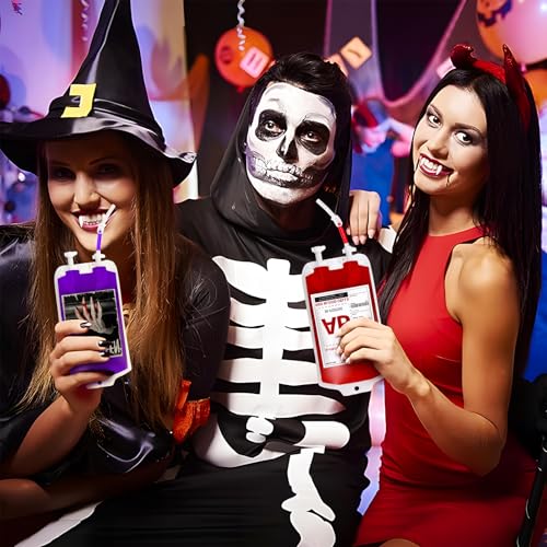 120 Packs Halloween Blood Bags for Drink U1976