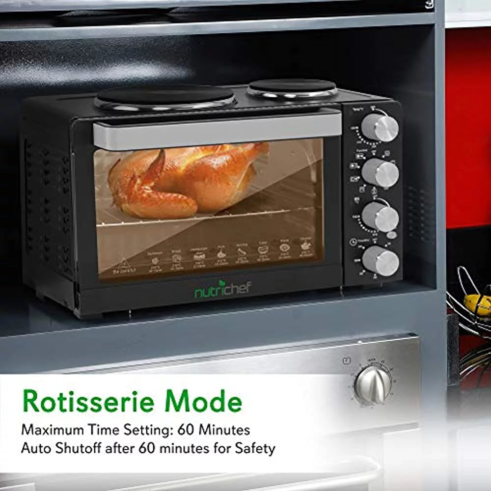 30 Quarts Convection Oven with Rotisserie N944