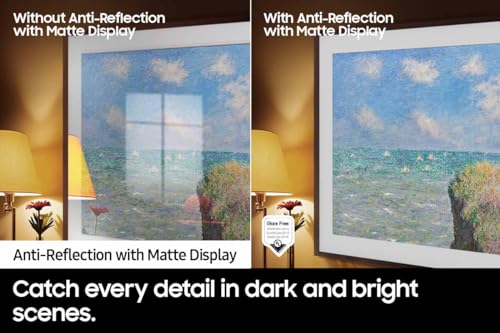43 Inch 4K Smart Quantum HDR TV with Modern Brown Bezel S8287