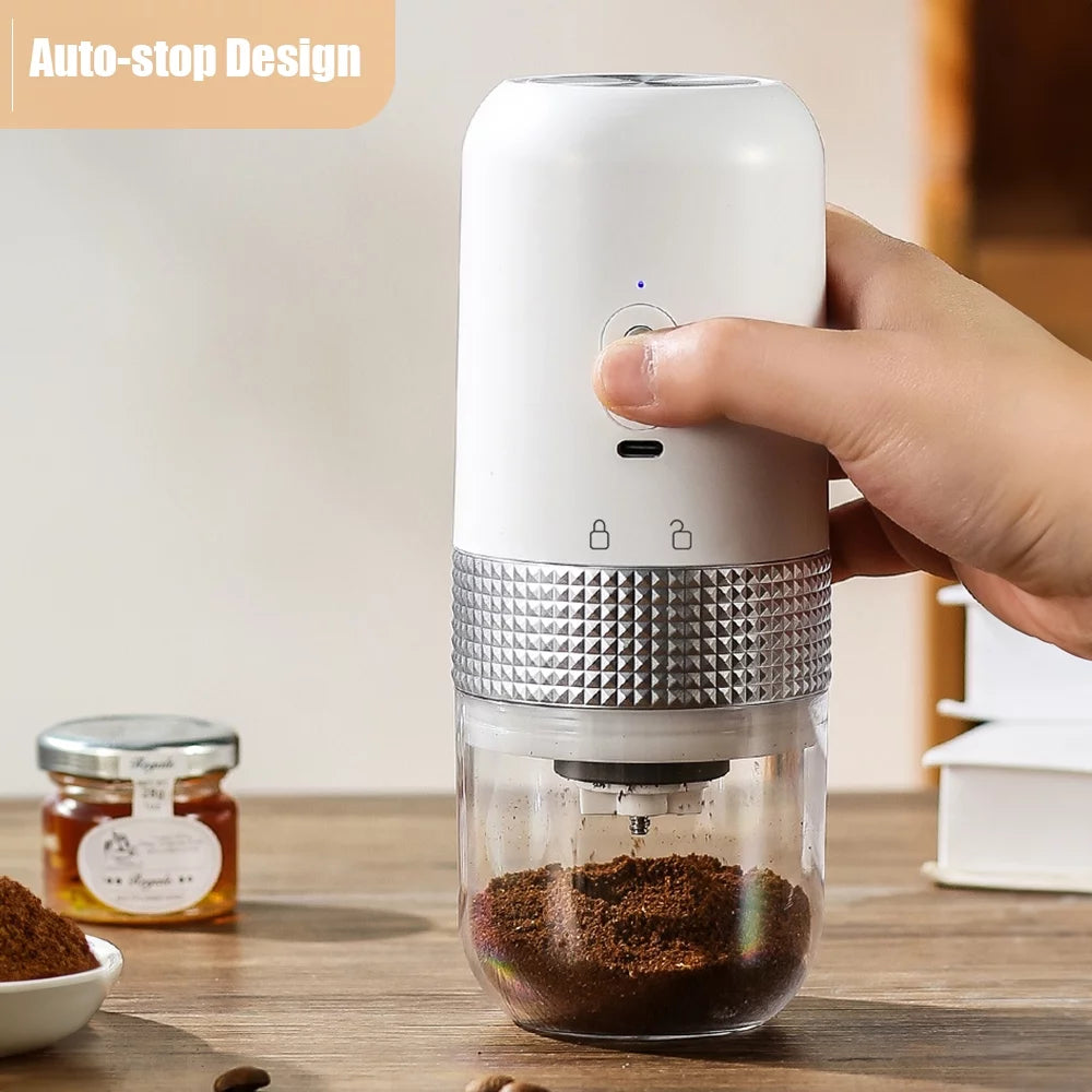 Cordless Electric Coffee Bean Grinder with 200ml Capacity X195