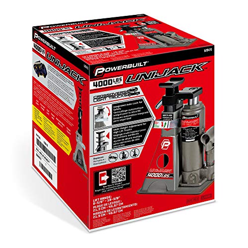 3 Ton Bottle Jack and Jack Stands with 6000 Pound Capacity G29932