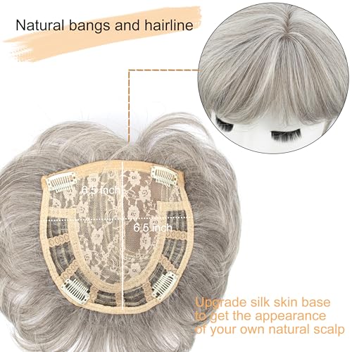 Blonde Synthetic Hair Topper for Women H1111
