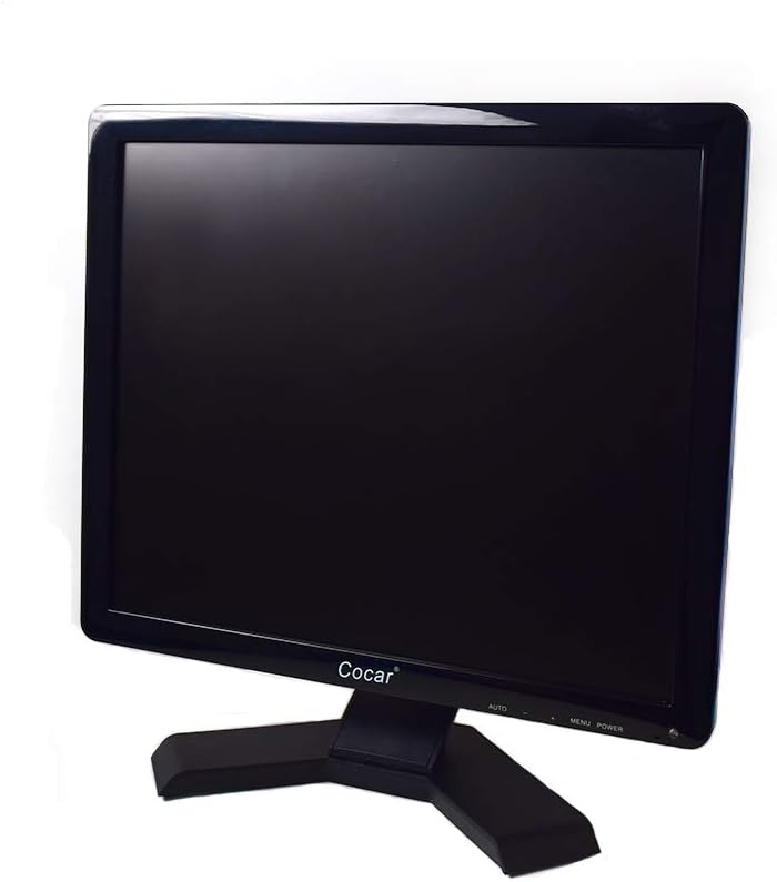 15 inch CCTV Security Monitor with BNC VGA HDMI AV Built-in Speaker 4:3 HD Display LCD Screen Display with USB Media Player S387338