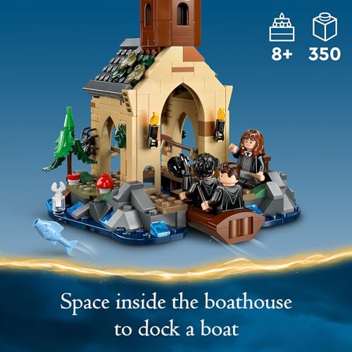 Hogwarts Castle Boathouse with 2 Buildable Boats and 5 Minifigures H995