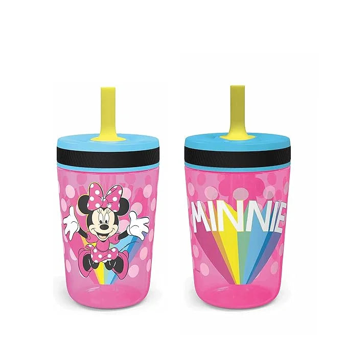 15 oz Leak-Proof Plastic Tumbler with Straw V70258