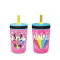 15 oz Leak-Proof Plastic Tumbler with Straw V70258