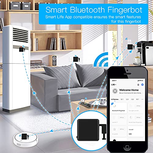 Smart Switch Button Pusher Wireless Bluetooth Fingerbot U378