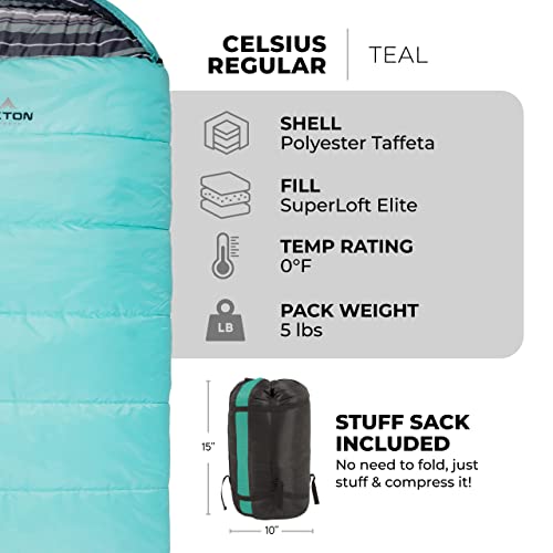0 Degree Sleeping Bag with Compression Sack J595
