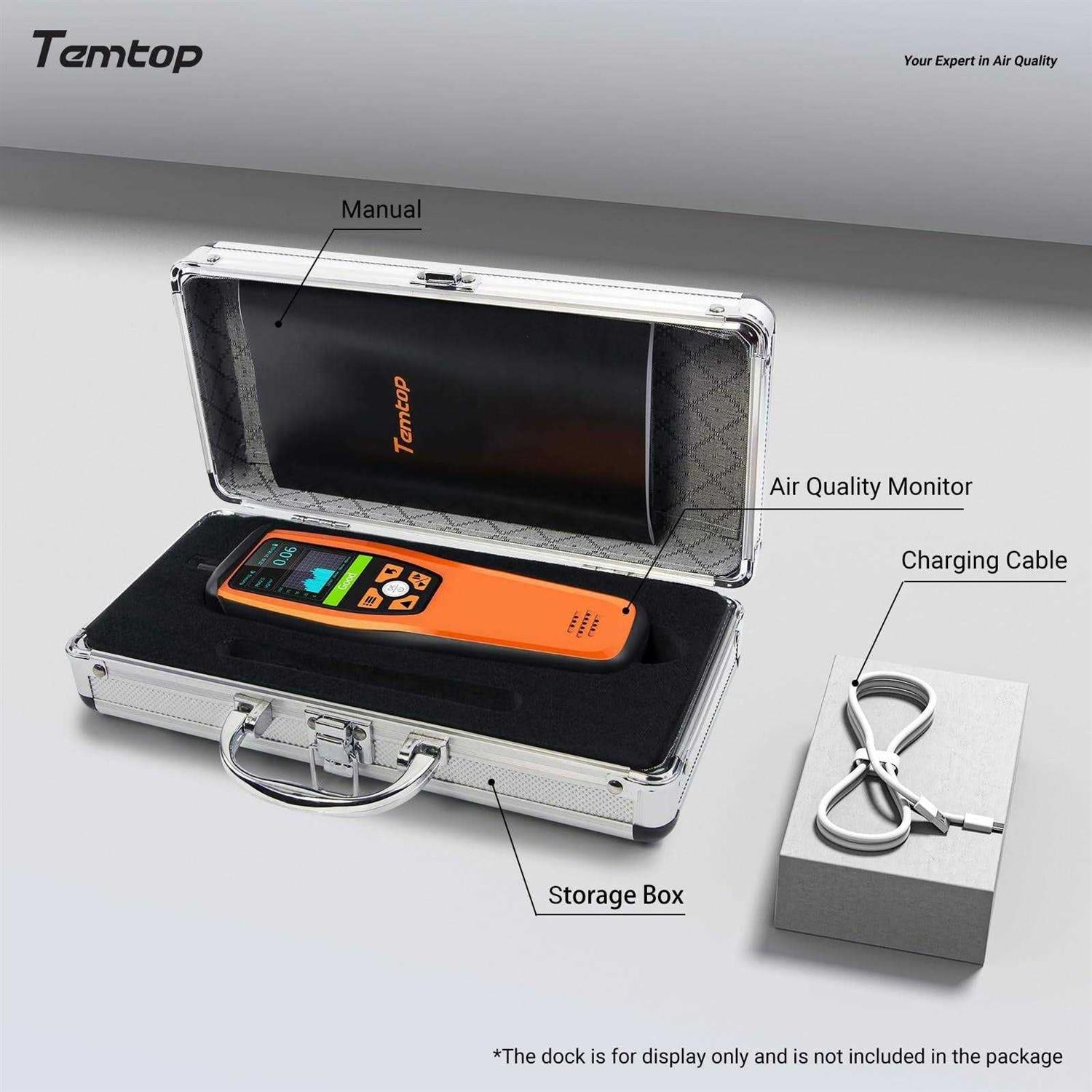 Air Quality Meter for Formaldehyde Pm2.5 PM10 Carbon Dioxide C25676
