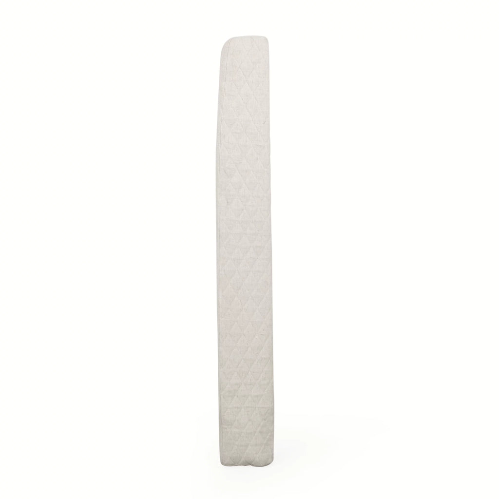 Beige Fabric Wingback Headboard L951108