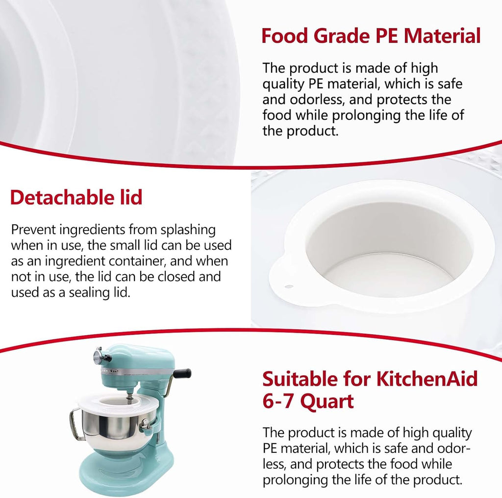 Mixer Bowl Covers for KitchenAid Stand Mixer 6-7 Quart Bowl-Lift Y85633