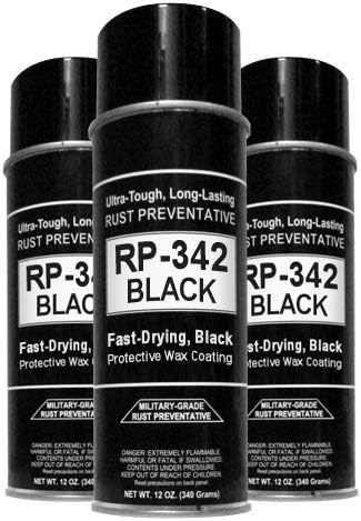 Black Rust Preventive Spray Pack of 2 W665