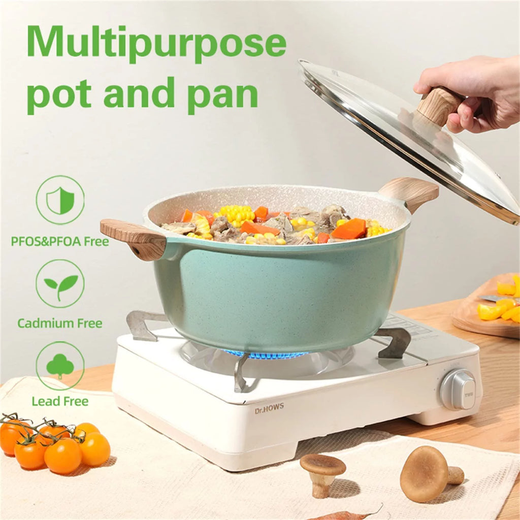 12-Piece Nonstick Granite Cookware Set P375454