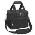 Insulated Leak-Proof Large Black Lunch Bag V3414