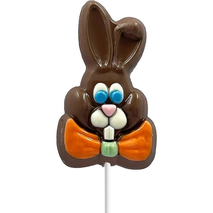 Milk Chocolate Easter Bunny Lollipop, 3oz, Individually Wrapped E27910