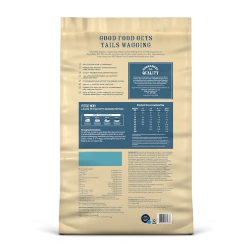 Dry Dog Food, Salmon and Brown Rice, 30 lb Bag L523