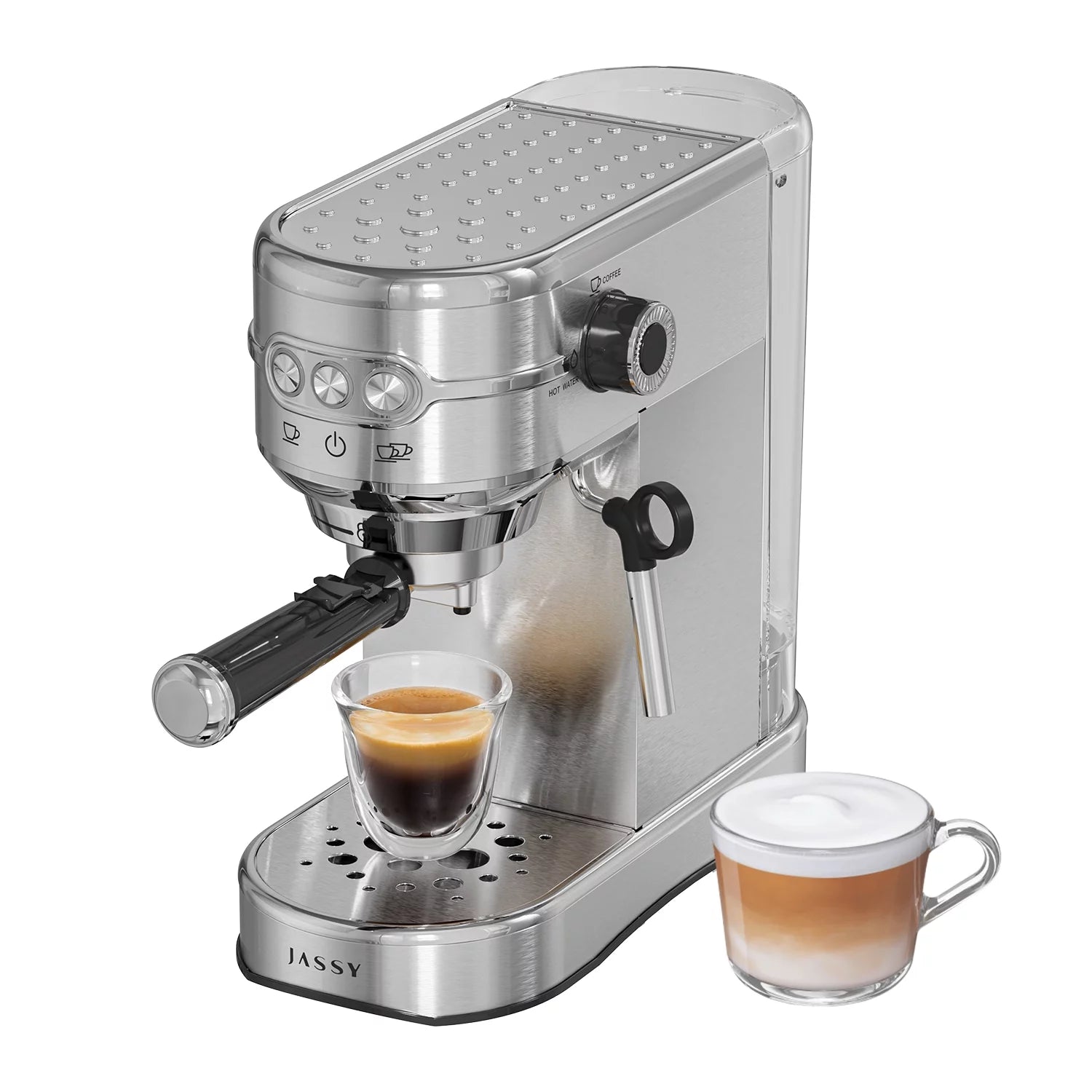 20 Bar Espresso Coffee Maker with Milk Frother Q632074