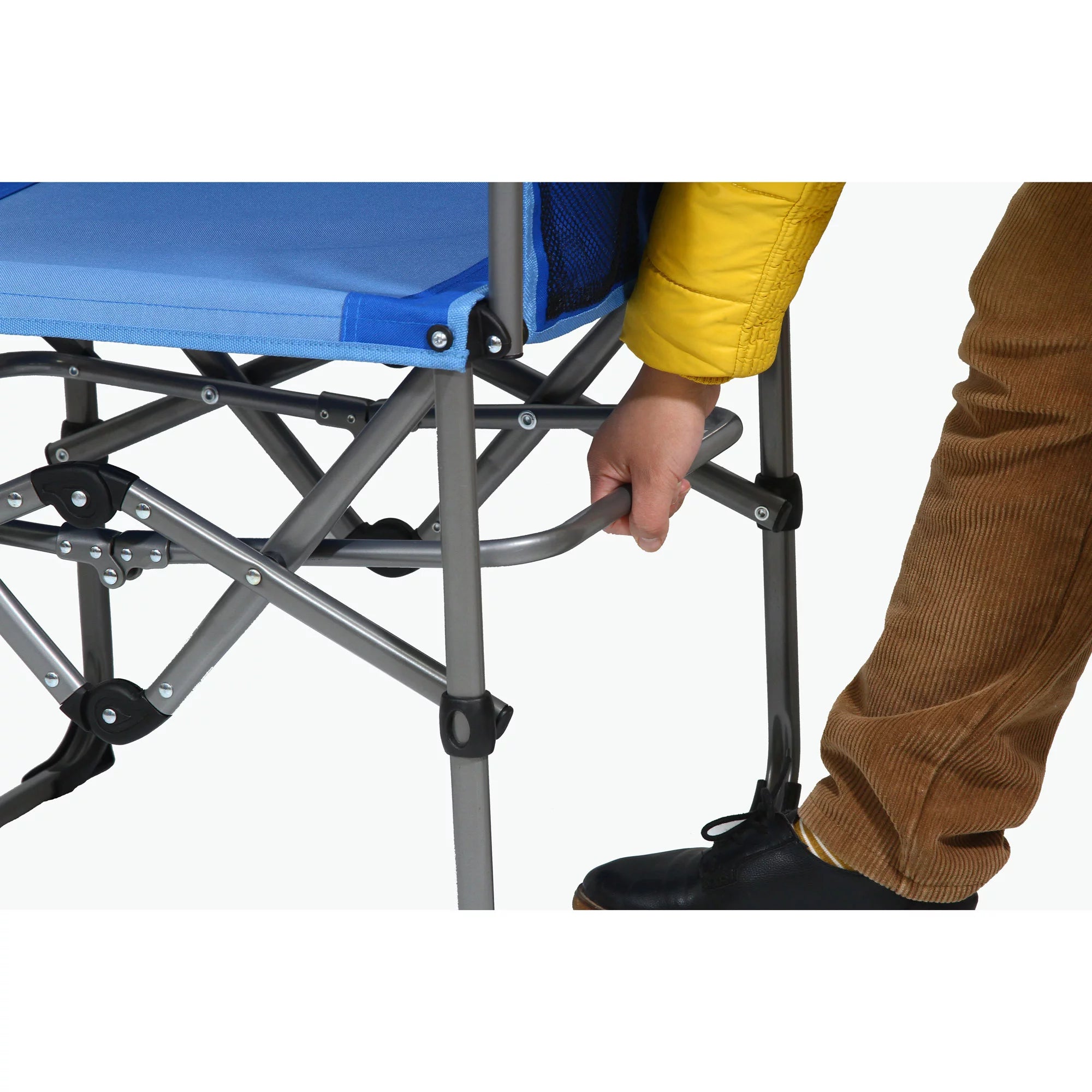 Outdoor Camping Folding Director's Chair with Side Table F9510