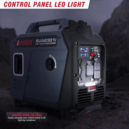 7600W Dual Fuel Portable Inverter Generator with Electric Start S2243