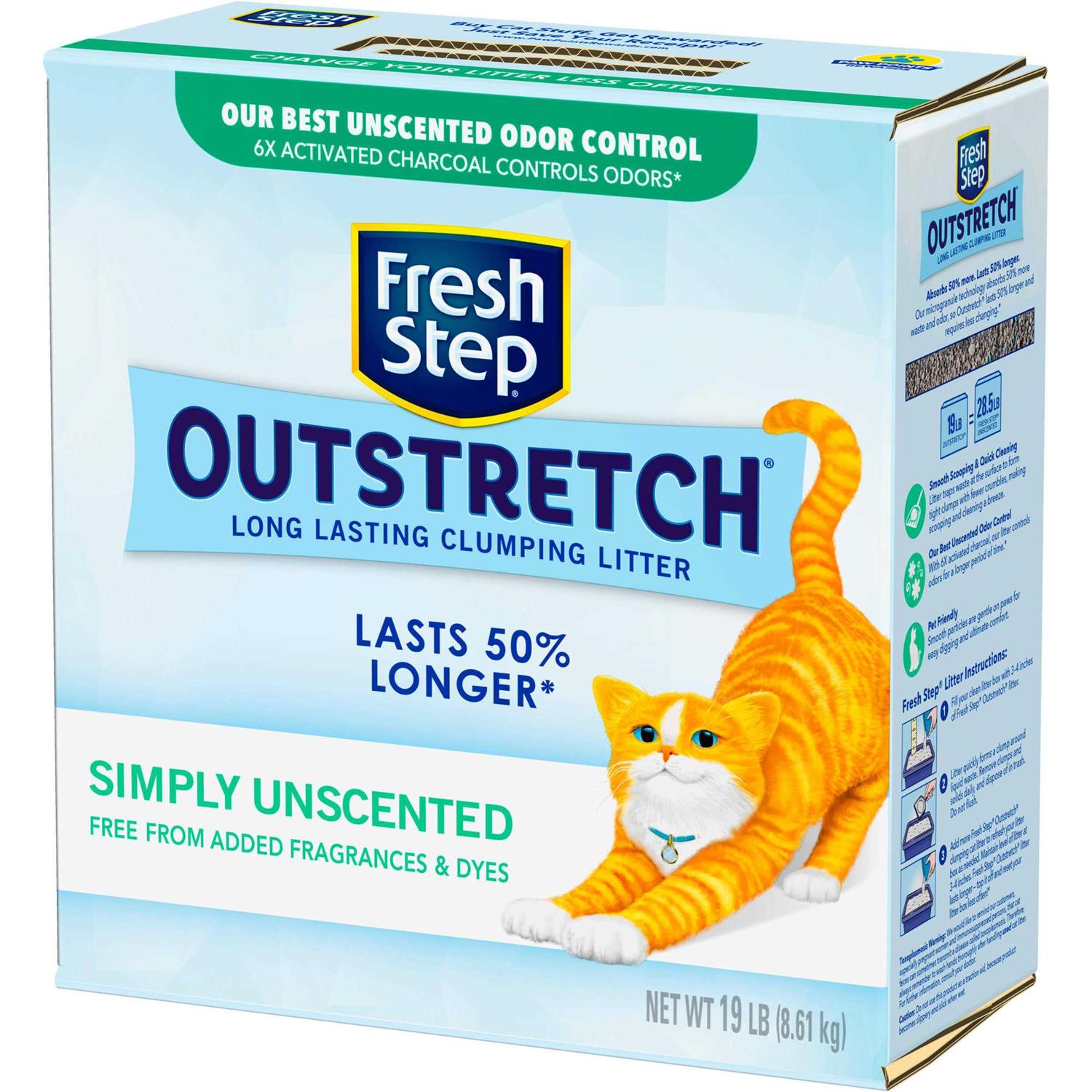 Concentrated Clumping Cat Litter Unscented W89364