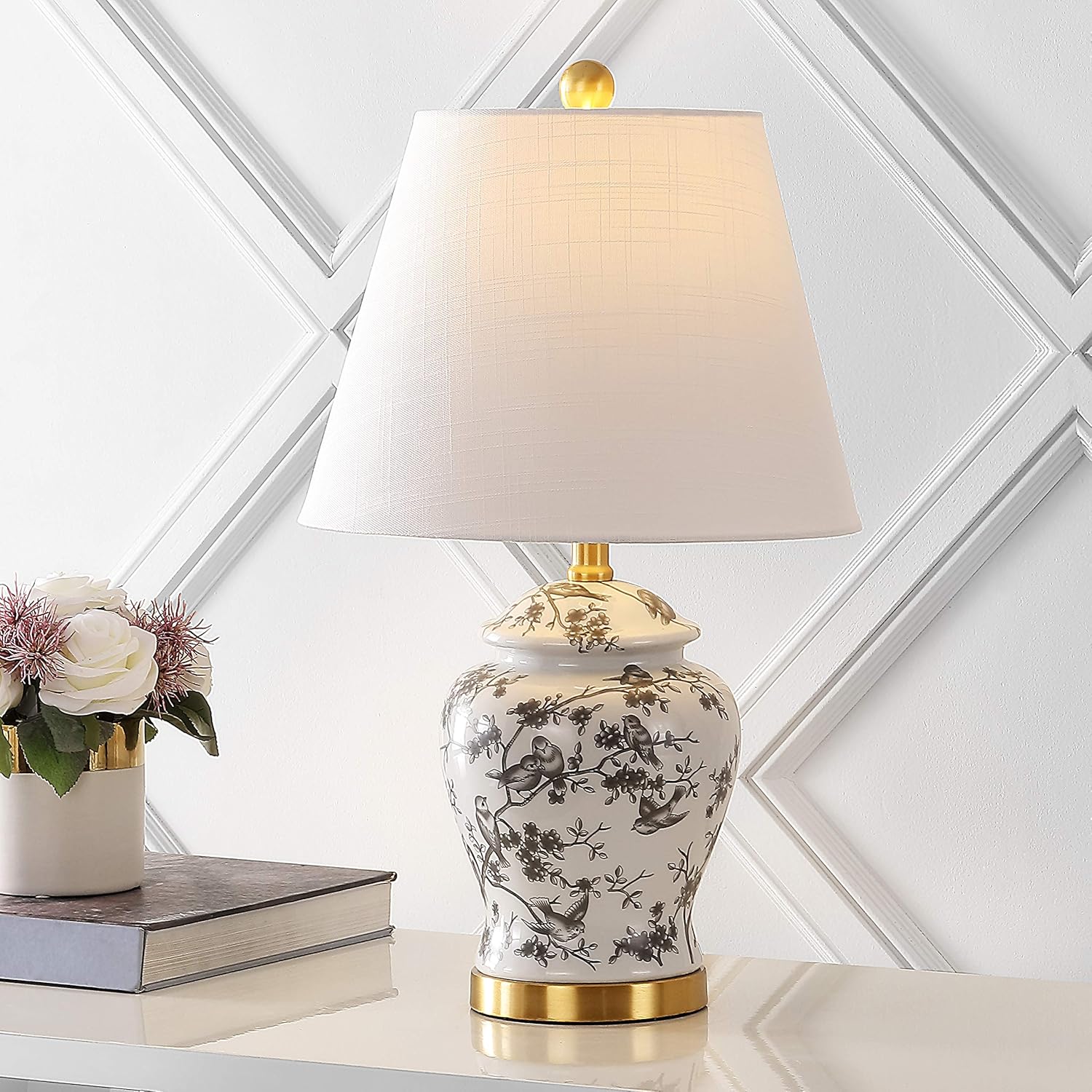 Blue/White Chinoiserie LED Table Lamp F54636