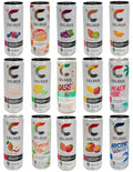 12 Pack Assorted Flavors Sparkling Energy Drink, 12 fl oz Slim Cans J8709