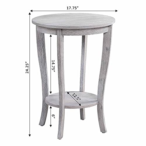 Black Round End Table H658933