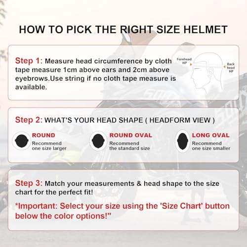 Modular Motorcycle Helmet Flip Up Full Face Dual Visor C84547